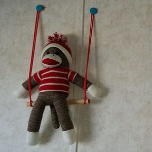Sock monkey Swing decor